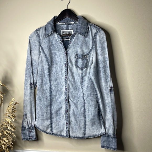 Guess Tops - Guess Button Down Women Shirt